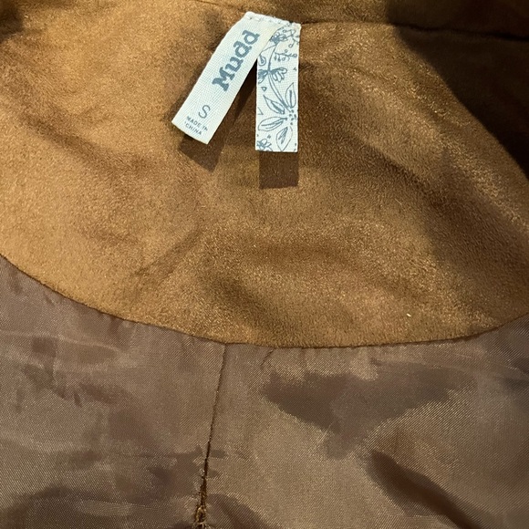 MUDD brand faux Suede bomber jacket. Size S women - Picture 2 of 3